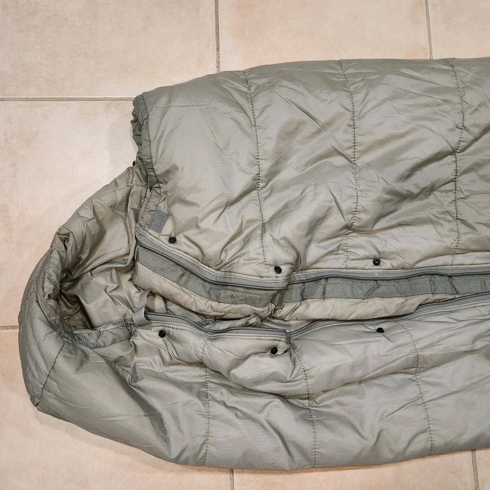Unused US Military Intermediate Cold Weather Modular  Sleeping Bag Grey Mummy